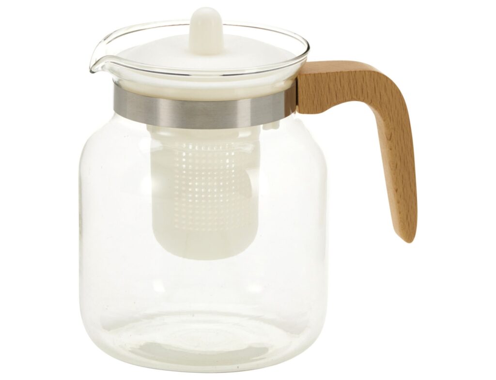 Για Το Τσάι Σας Teapot Glass 1500Ml White