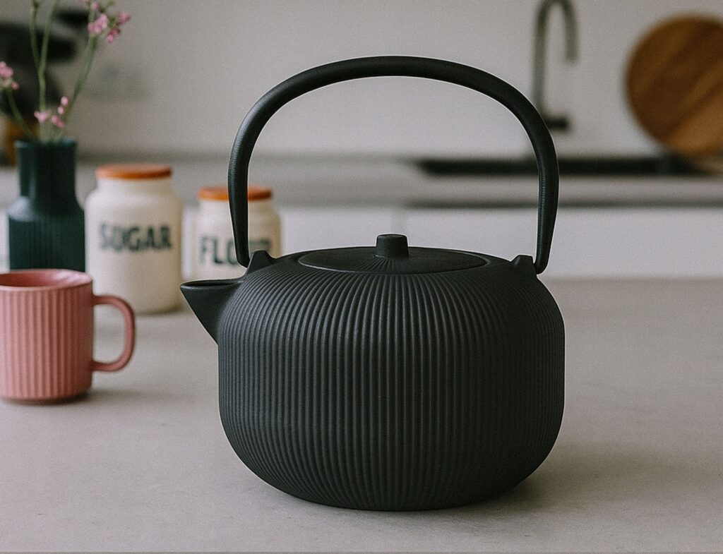Για Το Τσάι Σας Teapot Iron 1000Ml Black Clr