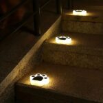 Ηλιακό φωτιστικό κήπου LED - Πατούσα - 4pcs - 942010