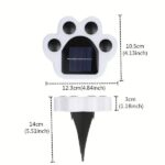 Ηλιακό φωτιστικό κήπου LED - Πατούσα - 4pcs - 942010