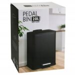 Κάδοι Απορριμάτων Pedal Bin Iron 20L Black Clr