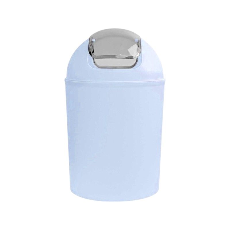 Κάδος απορριμμάτων μπάνιου πλαστικός - Light Blue - 21689