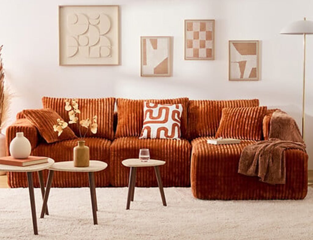 Καναπέδες Solka Amb Cord Comp Ang Sofa