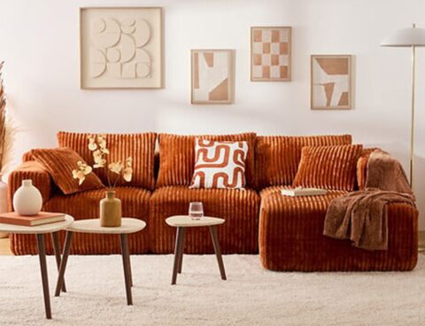 Καναπέδες Solka Amb Cord Comp Ang Sofa