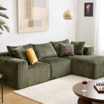 Καναπέδες Solka Khk Cord Comp Ang Sofa