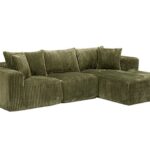 Καναπέδες Solka Khk Cord Comp Ang Sofa