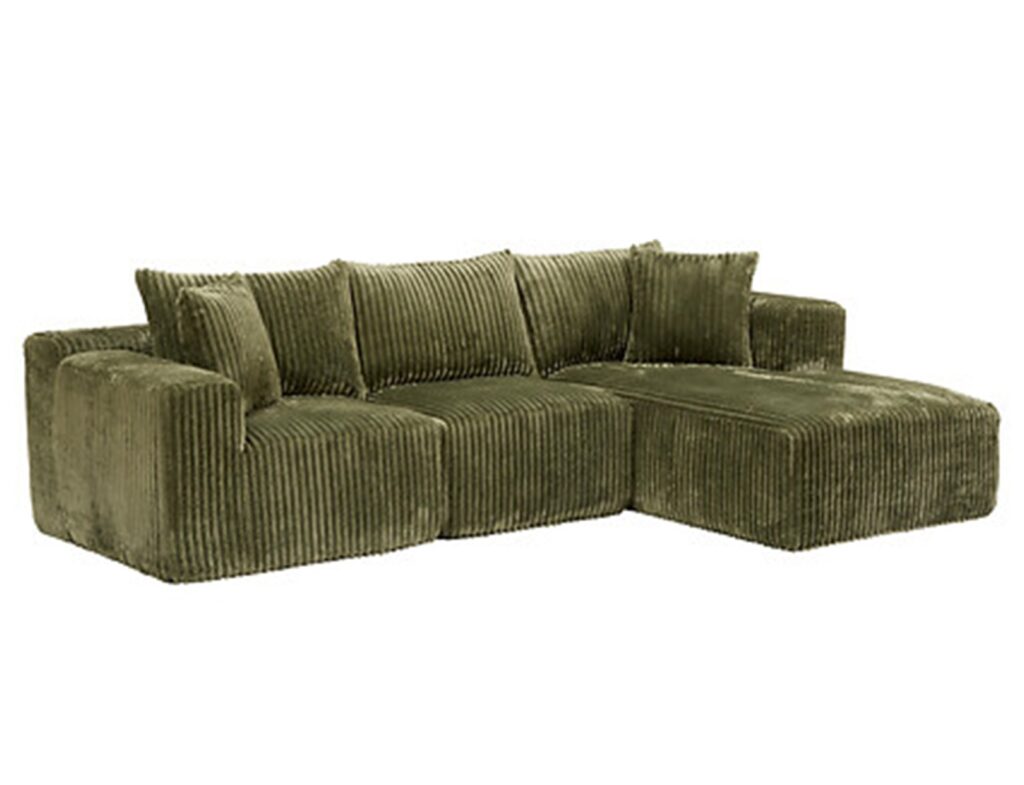 Καναπέδες Solka Khk Cord Comp Ang Sofa