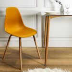 Καρέκλες & Πολυθρόνες Scandinavian Chair Pp Phenix Mustard Hd7612