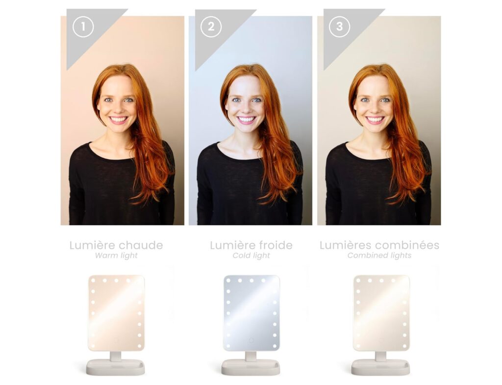 Kαθρέφτες Μπάνιου Livoo Illuminated Make Up Mirror