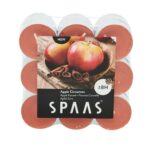 Κεριά Διακοσμητικά Spaas Aroma Tea Lights Apple Cinnamon 4 Cm Set Of