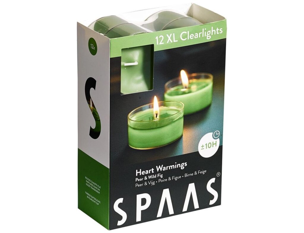 Κεριά Διακοσμητικά Spaas Maxi Scented Tea Lights Heart Warmings 6 Cm