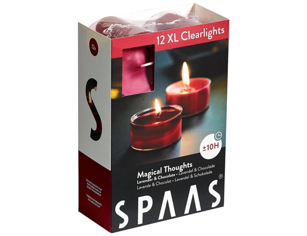 Κεριά Διακοσμητικά Spaas Maxi Scented Tea Lights Magical Thoughts 6 C