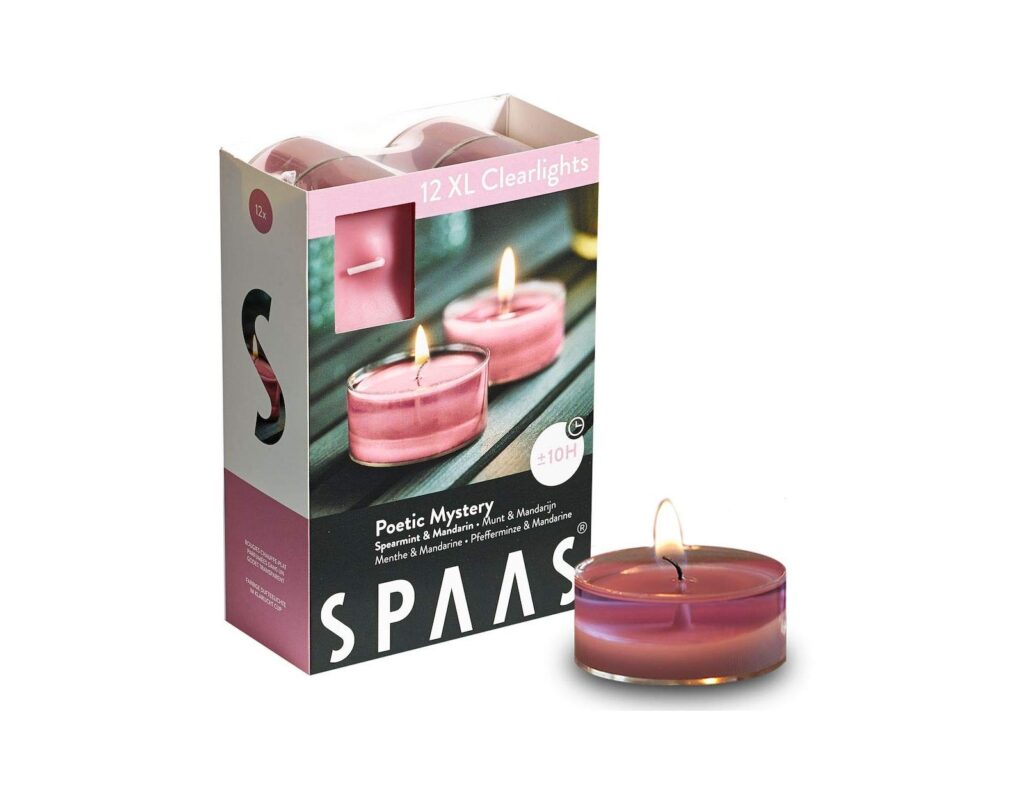 Κεριά Διακοσμητικά Spaas Maxi Scented Tea Lights Poetic Mystery 6 Cm