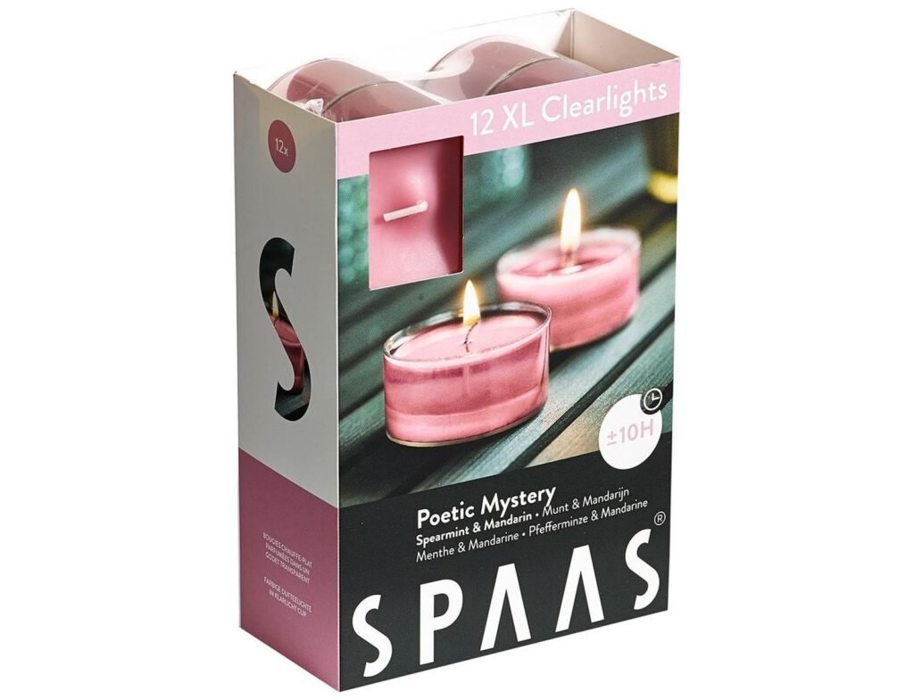 Κεριά Διακοσμητικά Spaas Maxi Scented Tea Lights Poetic Mystery 6 Cm