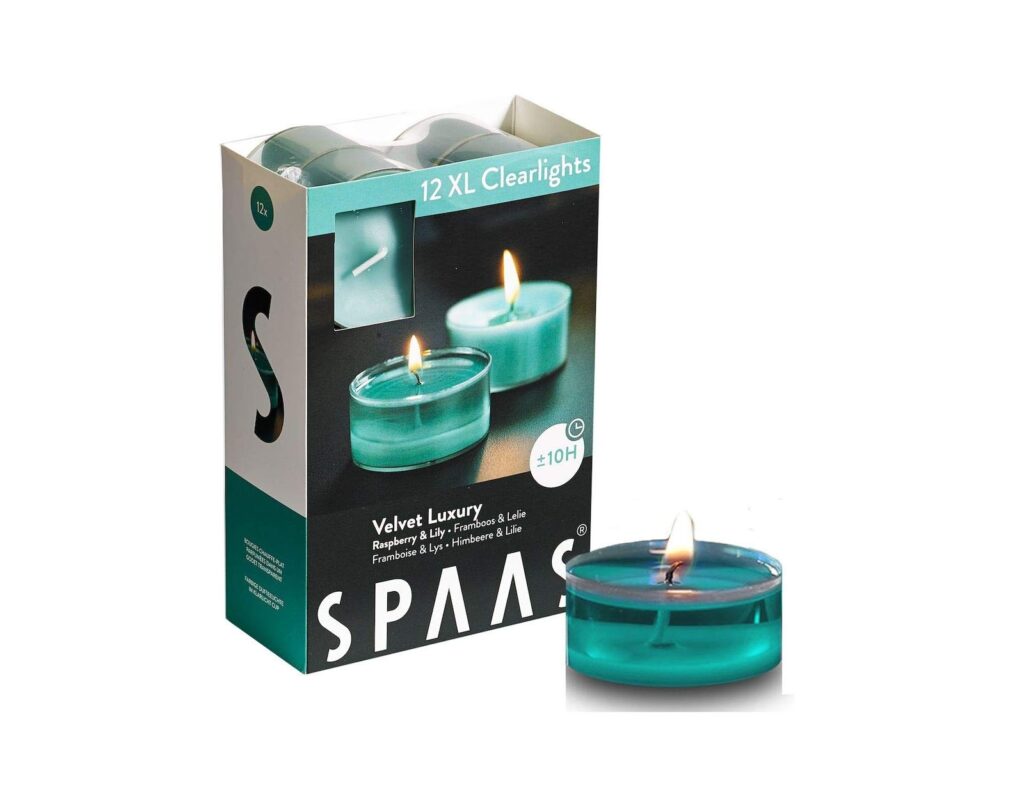Κεριά Διακοσμητικά Spaas Maxi Scented Tea Lights Velvet Luxury 6 Cm S