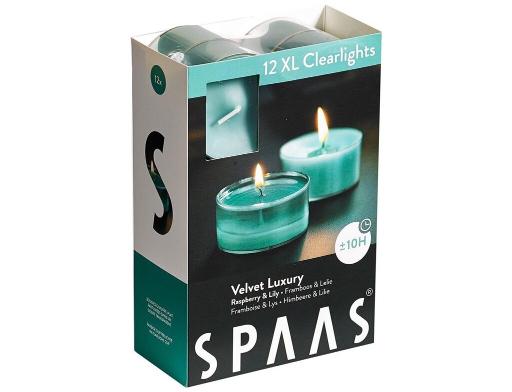 Κεριά Διακοσμητικά Spaas Maxi Scented Tea Lights Velvet Luxury 6 Cm S