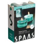 Κεριά Διακοσμητικά Spaas Maxi Scented Tea Lights Velvet Luxury 6 Cm S