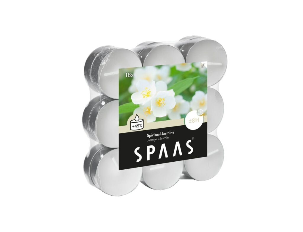 Κεριά Διακοσμητικά Spaas Scented Tea Lights Spiritual Jasmine 4 Cm Se