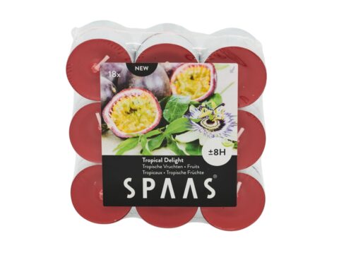 Κεριά Διακοσμητικά Spaas Scented Tea Lights Tropical Delight 4 Cm Set