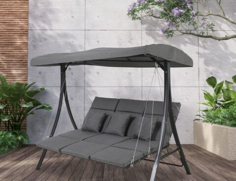 Κούνια Κήπου Madeira Lesli Living - 200X114.5X168Cm