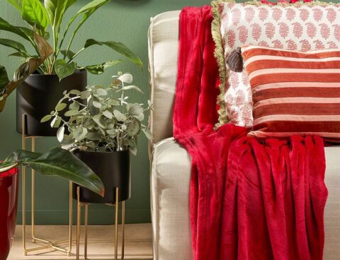 Κουβέρτα Famke In The Mood Collection - 180X130Cm - Red
