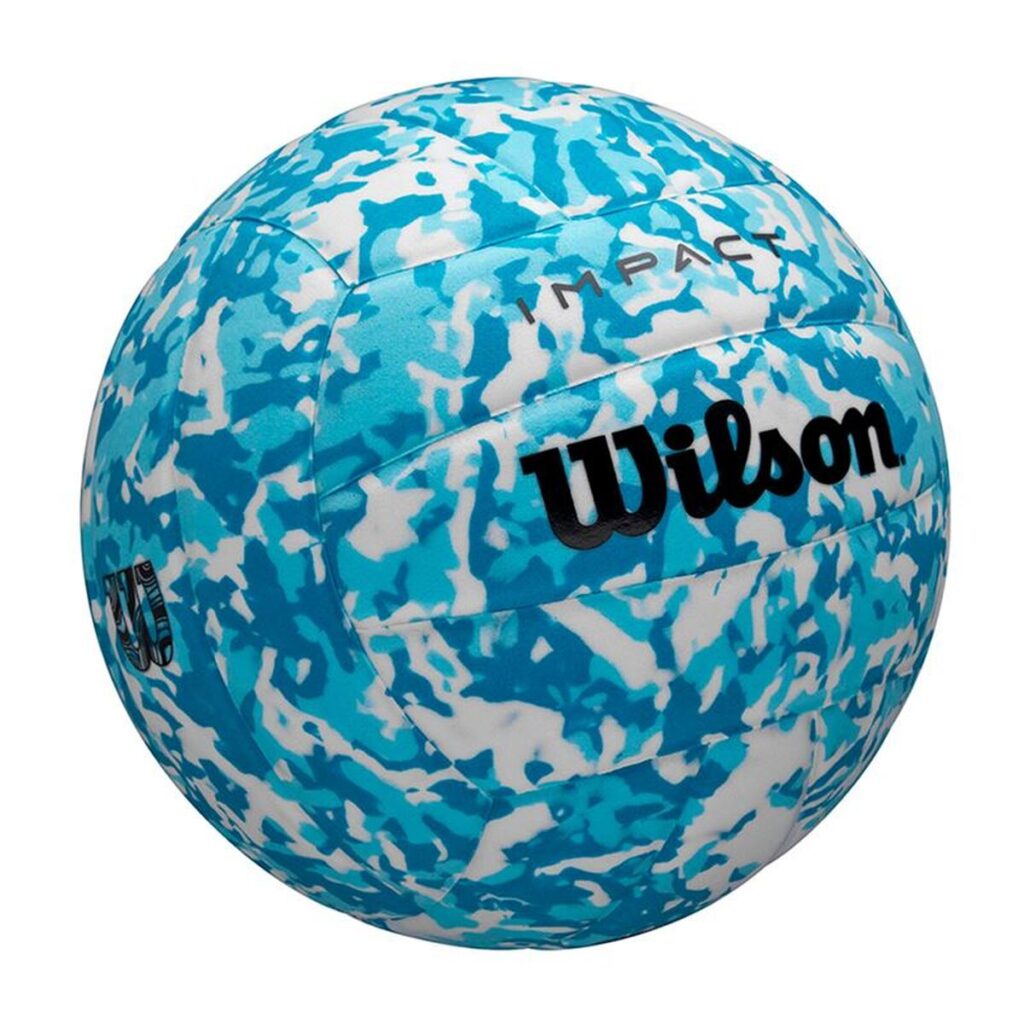 Μπάλα για το Μπιτς Βόλεϊ Wilson Impact Gen Green Vb Μπλε Λευκό (Μέγεθος 5)