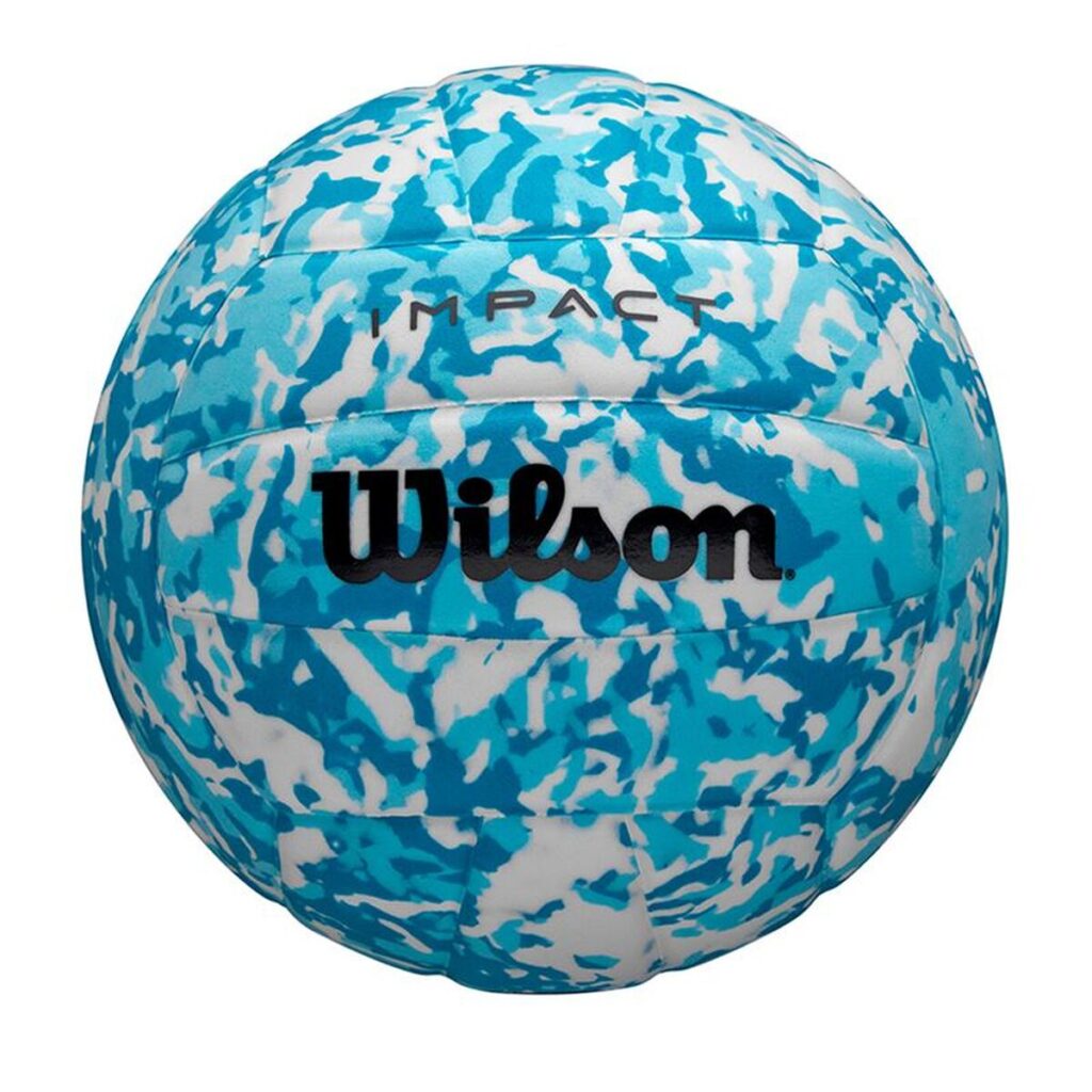 Μπάλα για το Μπιτς Βόλεϊ Wilson Impact Gen Green Vb Μπλε Λευκό (Μέγεθος 5)
