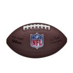 Μπάλα Ράγκμπι Wilson NFL Duke Replica FB Λευκό Καφέ