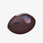 Μπάλα Ράγκμπι Wilson NFL Duke Replica FB Λευκό Καφέ