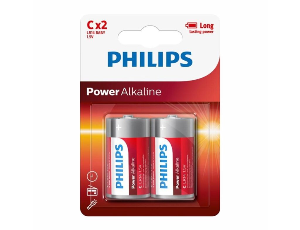 Μπαταρίες Philips C - 2Τμχ