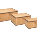 Organizers & Θήκες Τακτοποίησης Basket Set X3 Natural Bamboo