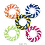 Παιχνίδι σκύλου κρίκος σχοινί - 17cm - 12pcs - 550595