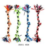 Παιχνίδι σκύλου σχοινί με κόμπους - 45cm - 12pcs - 550512