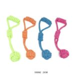 Παιχνίδι σκύλου σχοινί με μπάλα - 25cm - 12pcs - 550542