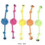 Παιχνίδι σκύλου σχοινί με μπάλα - 30cm - 12pcs - 550536
