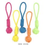 Παιχνίδι σκύλου σχοινί με μπάλα - 32cm - 12pcs - 550534