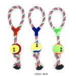 Παιχνίδι σκύλου σχοινί με μπάλα - 40cm - 12pcs - 550565