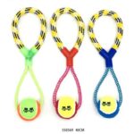 Παιχνίδι σκύλου σχοινί με μπάλα - 40cm - 12pcs - 550569