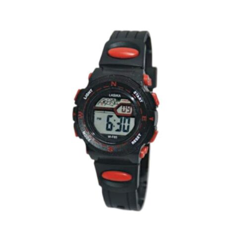 Παιδικό ψηφιακό ρολόι χειρός - LS85 - Lasika - 817421 - Black/Red