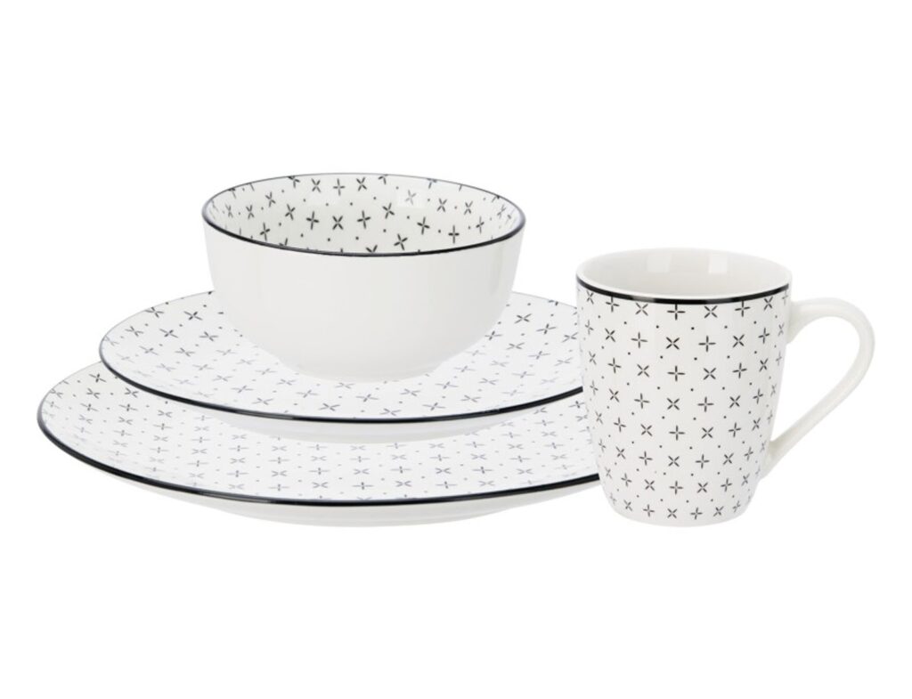 Πιάτα - Σετ Δείπνου/Καφέ Dinner Set Porcelain 16Pcs