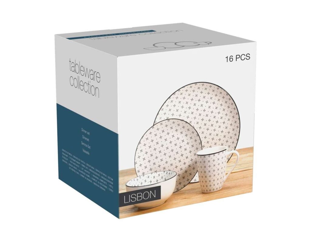 Πιάτα - Σετ Δείπνου/Καφέ Dinner Set Porcelain 16Pcs