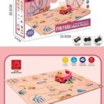 Προσχολικό επιτραπέζιο παιχνίδι Track Puzzle - Fun Park - 555-4C - 215578