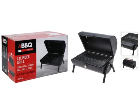 Ψησταριές Βarbeque  Bbq Cylinder Shape Mat Black C83000350