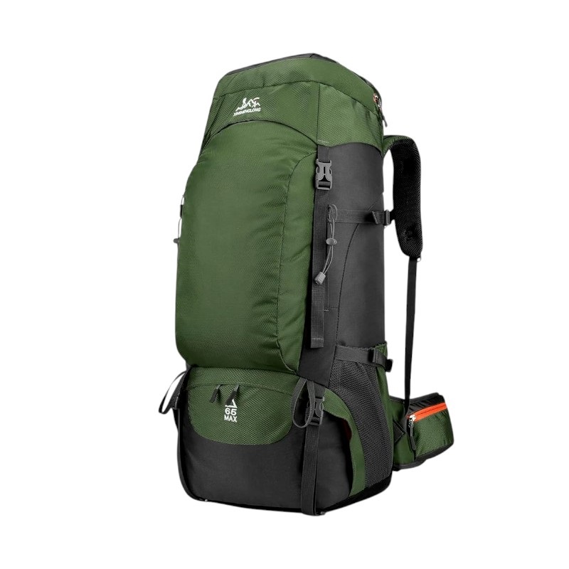 Σακίδιο πλάτης ορειβατικό - H2401 - 65L+5L - 251593 - Green