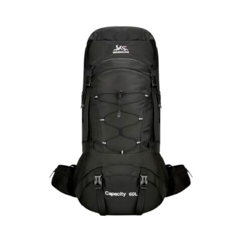 Σακίδιο πλάτης ορειβατικό - H2410 - 60L - 251609 - Black
