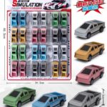 Σετ αυτοκινητάκια με Pull Back - 24pcs - 399-878B - 917336