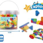 Σετ κατασκευών DIY με τουβλάκια νιφάδες - 120pcs - 8647-2 - 917512