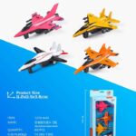 Σετ μεταλλικά αεροπλανάκια με Pull Back - 4pcs - 1210-W444 - 917320