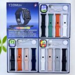 Σετ Smartwatch με 4 λουράκια - T20 Max - 814192 - Black