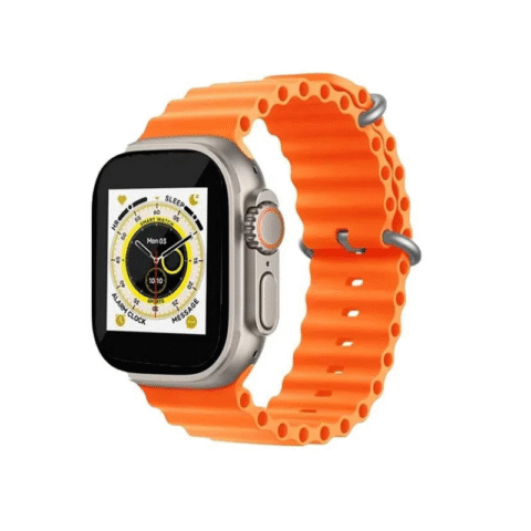 Σετ Smartwatch με 4 λουράκια - T20 UItra2 - 814208 - Orange